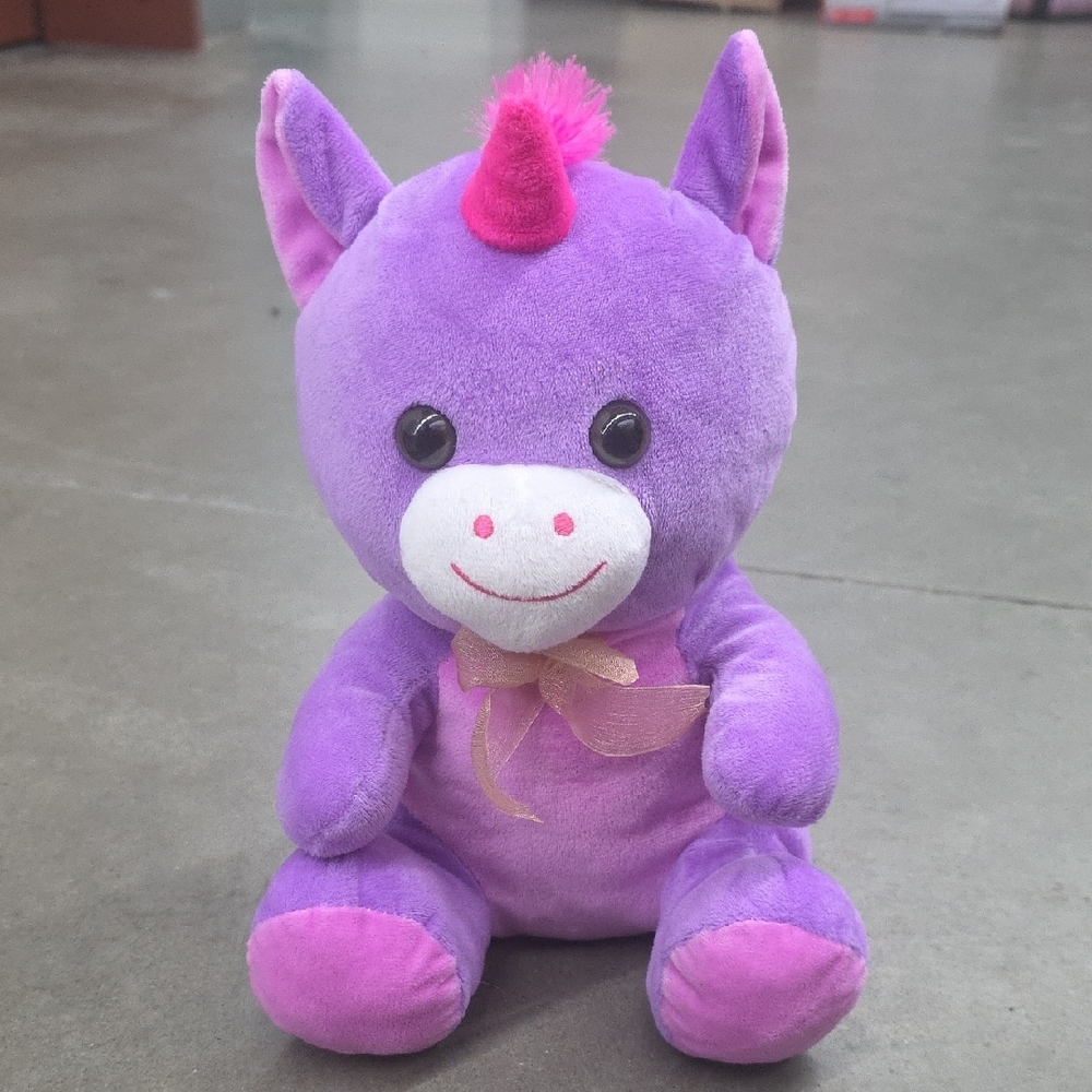 Purple Plush Unicorn Toy Calplush